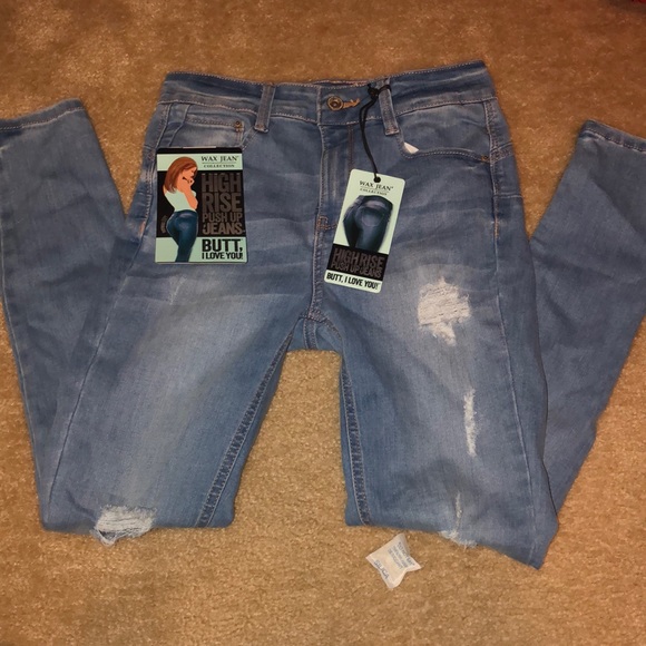 Wax Jean Denim - NWT Light wash wax jeans